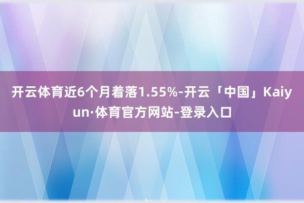 开云体育近6个月着落1.55%-开云「中国」Kaiyun·体育官方网站-登录入口