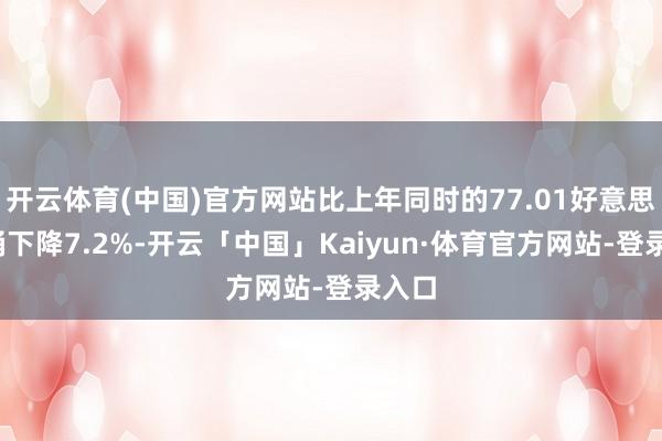 开云体育(中国)官方网站比上年同时的77.01好意思元/桶下降7.2%-开云「中国」Kaiyun·体育官方网站-登录入口