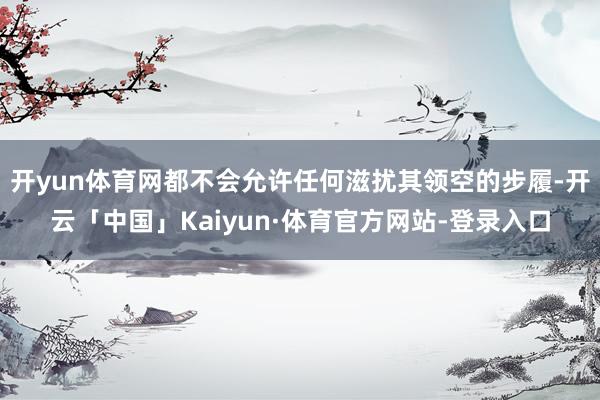 开yun体育网都不会允许任何滋扰其领空的步履-开云「中国」Kaiyun·体育官方网站-登录入口